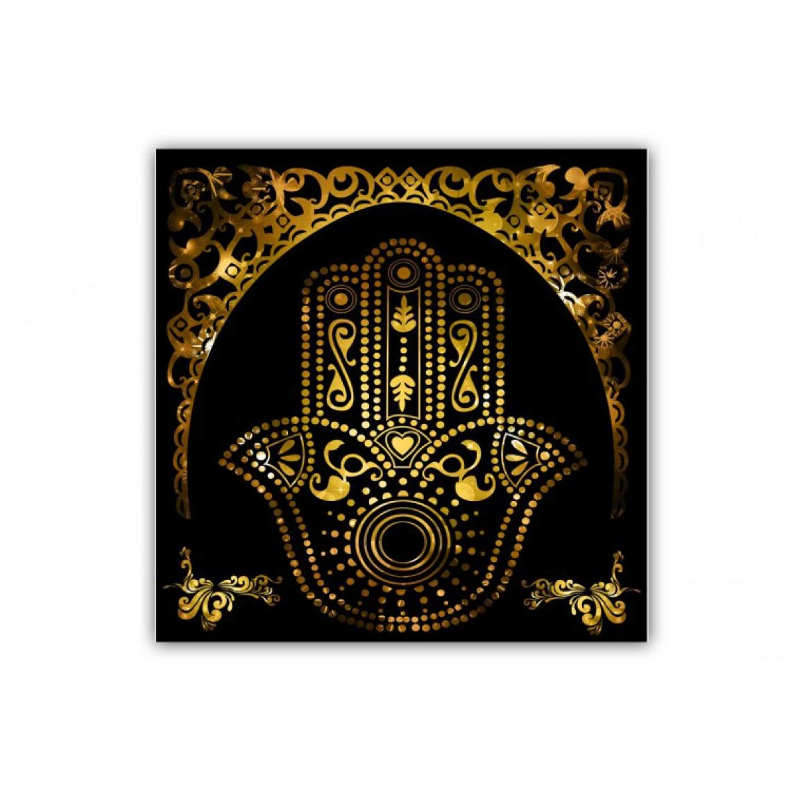 DECLIKTABLEAU Tableau Main De Fatma 60X60 Cm 1 DECLIKTABLEAU Tableau Main De Fatma 60X60 Cm