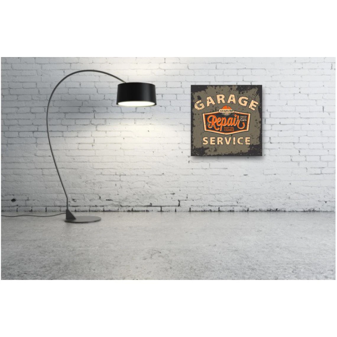 DECLIKTABLEAU Tableau Vintage Garage Repair Service 80X80