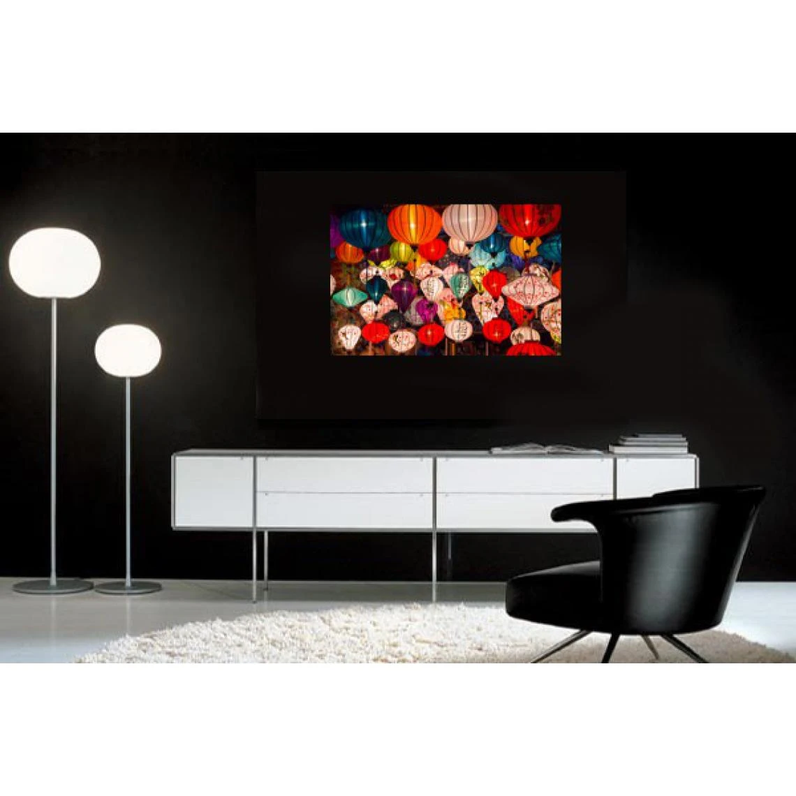 DECLIKTABLEAU Tableau Voyage Lanternes Asiatiques 80x55 2 DECLIKTABLEAU Tableau Voyage Lanternes Asiatiques 80x55 – Image 2