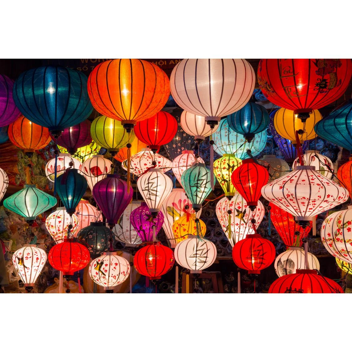 DECLIKTABLEAU Tableau Voyage Lanternes Asiatiques 80x55 1 DECLIKTABLEAU Tableau Voyage Lanternes Asiatiques 80x55