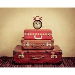 DECLIKTABLEAU Tableau Voyage Suitcases Travel 60x60