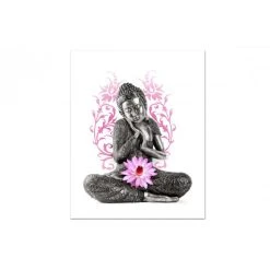 DECLIKTABLEAU Tableau Zen Bouddha Serein L.55 X H.80 Cm