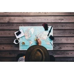 DECLIKTABLEAU Tableau Voyage Préparatifs De Voyages 80x55