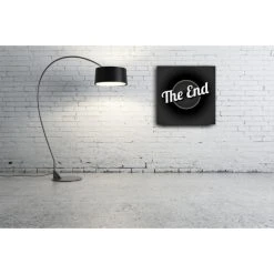 DECLIKTABLEAU Tableau Vintage The End 80X80 Cm 5 DECLIKTABLEAU Tableau Vintage The End 80X80 Cm -Dekliktableau Magasin tableaux atelier et aviator bicolore tableaux design 11813 1140x1140 1