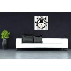 DECLIKTABLEAU Tableau Baroque Gentleman Profil Encadré 50X50 Cm -Dekliktableau Magasin tableaux baroques multicolore tableaux design 11751 1140x1140 1