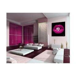 DECLIKTABLEAU Tableau Pop Bouche Diams Fushia 80X80Cm 5 DECLIKTABLEAU Tableau Pop Bouche Diams Fushia 80X80Cm -Dekliktableau Magasin tableaux bouches fushia tableaux design 3586 1140x1140