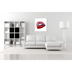 DECLIKTABLEAU Tableau Pop Bouche Rouge Anglaise Lady 80X80 Cm 5 DECLIKTABLEAU Tableau Pop Bouche Rouge Anglaise Lady 80X80 Cm -Dekliktableau Magasin tableaux bouches multicouleur tableaux design 11617 1140x1140 1