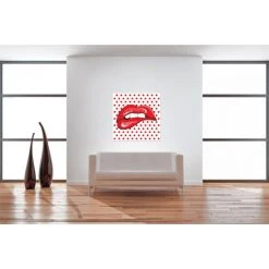 DECLIKTABLEAU Tableau Pop Art Bouche à Pois 80X80 Cm 5 DECLIKTABLEAU Tableau Pop Art Bouche à Pois 80X80 Cm -Dekliktableau Magasin tableaux bouches rouge tableaux design 11533 1140x1140 1