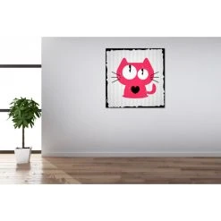 DECLIKTABLEAU Tableau Enfant Chat Qui Louche 60X60 Cm -Dekliktableau Magasin tableaux enfants multicolore tableaux design 11965 1140x1140 1