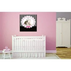 DECLIKTABLEAU Tableau Enfant Chien Princesse Baroque 50X50 Cm -Dekliktableau Magasin tableaux enfants multicolore tableaux design 12211 1140x1140 1