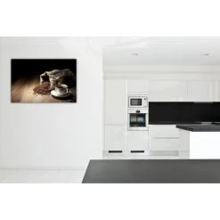DECLIKTABLEAU Tableau Gourmand Grains De Café L.80 X H.55 Cm -Dekliktableau Magasin tableaux gourmands marronblanc tableaux design 14351 1140x1140 1