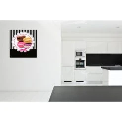 DECLIKTABLEAU Tableau Gourmand Macaron Baroque 60X60 Cm -Dekliktableau Magasin tableaux gourmands multicolore tableaux design 12225 1140x1140 1