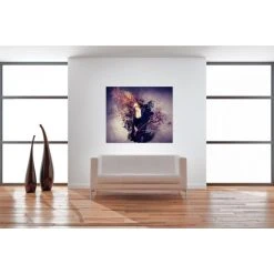 DECLIKTABLEAU Tableau Rock Femme Rockeuse 50X50 Cm -Dekliktableau Magasin tableaux rocknroll blancnoir tableaux design 15705 1140x1140 1