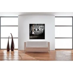 DECLIKTABLEAU Tableau Rock Guitare Ambiance 60X60 Cm -Dekliktableau Magasin tableaux rocknroll blancnoir tableaux design 17537 1140x1140 1