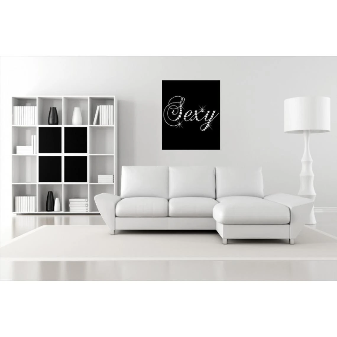 DECLIKTABLEAU Tableau Sexy Strass Sur Fond Noir 80X80 Cm 2 DECLIKTABLEAU Tableau Sexy Strass Sur Fond Noir 80X80 Cm – Image 2