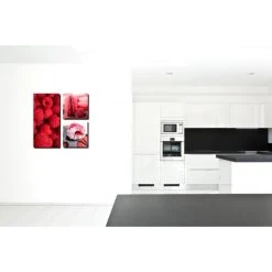 DECLIKTABLEAU Tableau Triptyque Gourmand Fruits Rouges 40 X 80 Cm Et 35 X 35 Cm -Dekliktableau Magasin tableaux triptyques multicolore tableaux design 12289 1140x1140 1