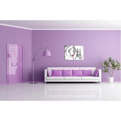 DECLIKTABLEAU Tableau Paris Femme Sensuelle L.80 X H.55 Cm -Dekliktableau Magasin tableaux villes bicolore tableaux design 11465 1140x1140 1