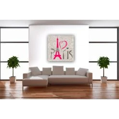 DECLIKTABLEAU Tableau Villes Paris Amour 50X50 Cm -Dekliktableau Magasin tableaux villes ecrurose tableaux design 13515 1140x1140 1