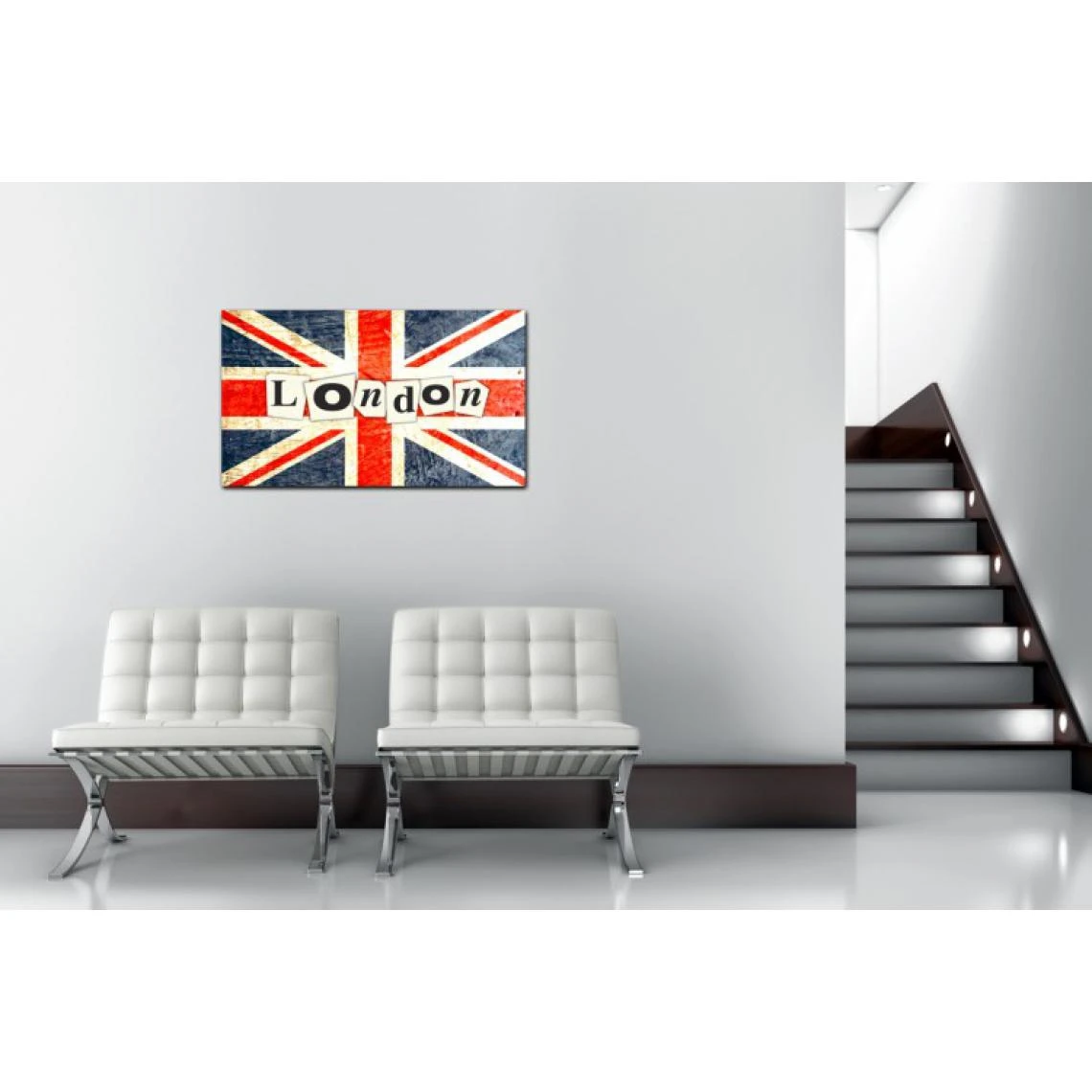 DECLIKTABLEAU Tableau British London Enigme L.55 X H.80 Cm 5 DECLIKTABLEAU Tableau British London Enigme L.55 X H.80 Cm – Image 5