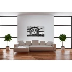 DECLIKTABLEAU Tableau New York Libertad Noir Et Blanc L.80 X H.55 Cm -Dekliktableau Magasin tableaux villes noir et blanc tableaux design 11527 1140x1140 1