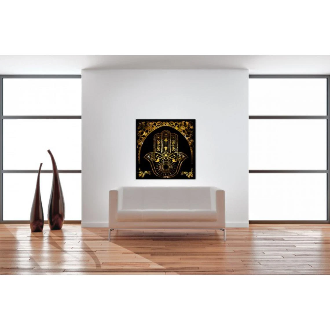 DECLIKTABLEAU Tableau Main De Fatma 60X60 Cm 2 DECLIKTABLEAU Tableau Main De Fatma 60X60 Cm – Image 2