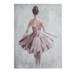 Atmosphera, Createur D'Interieur Toile Peinture Danseuse 58 X 78 Violet - Atmosphera