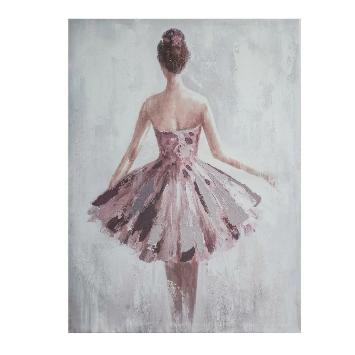 Atmosphera, Createur D'Interieur Toile Peinture Danseuse 58 X 78 Violet - Atmosphera 1 Atmosphera, Createur D'Interieur Toile Peinture Danseuse 58 X 78 Violet - Atmosphera